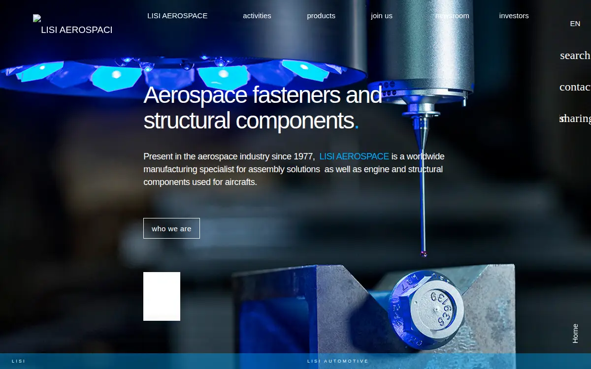 Homepage of Hi-shear Corporation