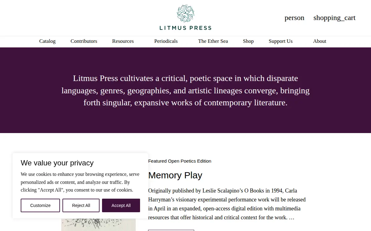 Homepage of Ether Sea Projects, INC.