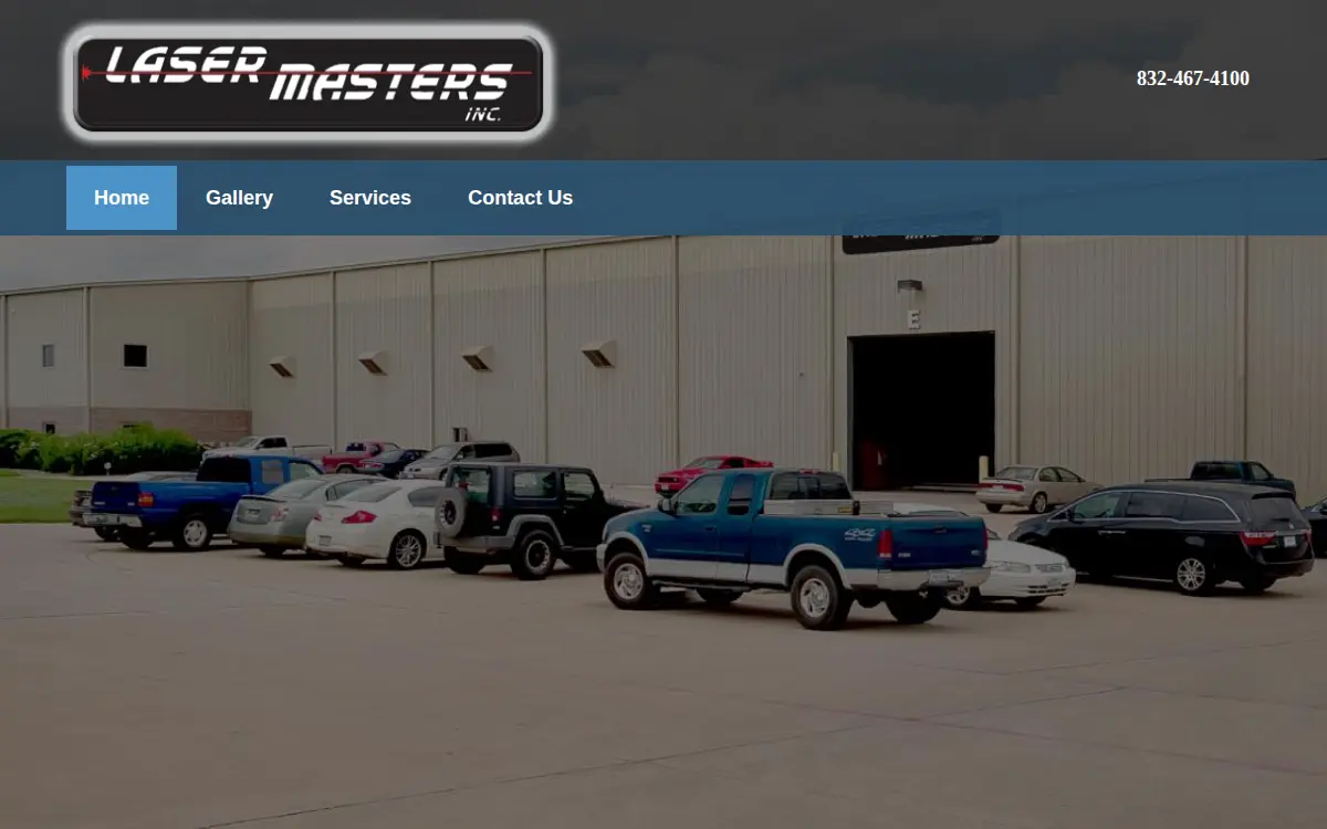 Homepage of Laser Masters, INC.