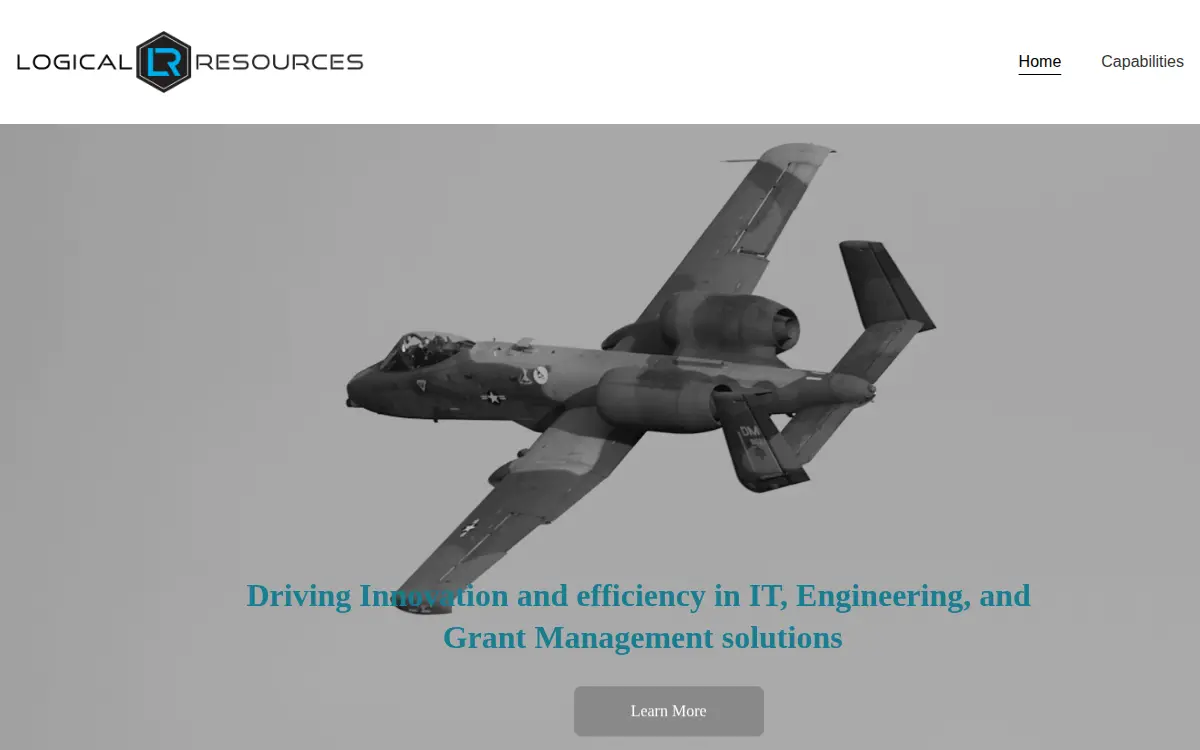 Homepage of Logical Resources Group LLC