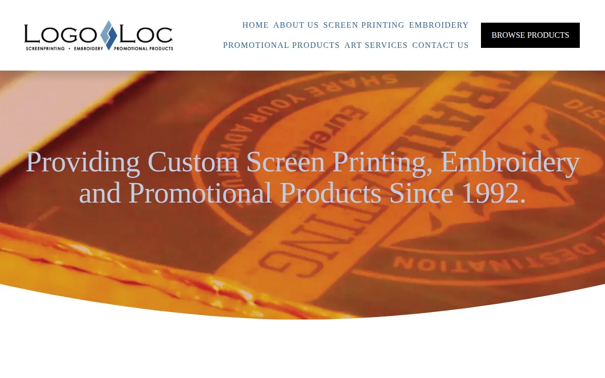 Homepage of Logo Loc INC