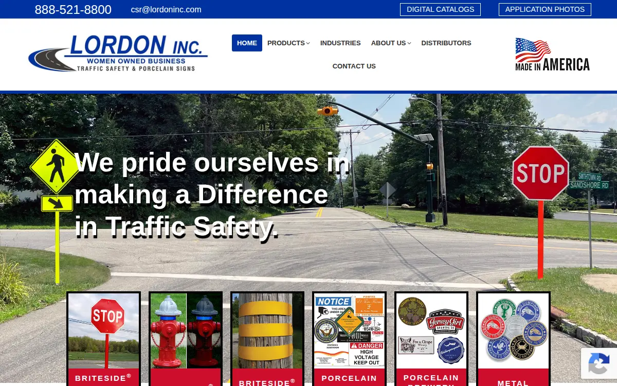 Homepage of Lordon INC
