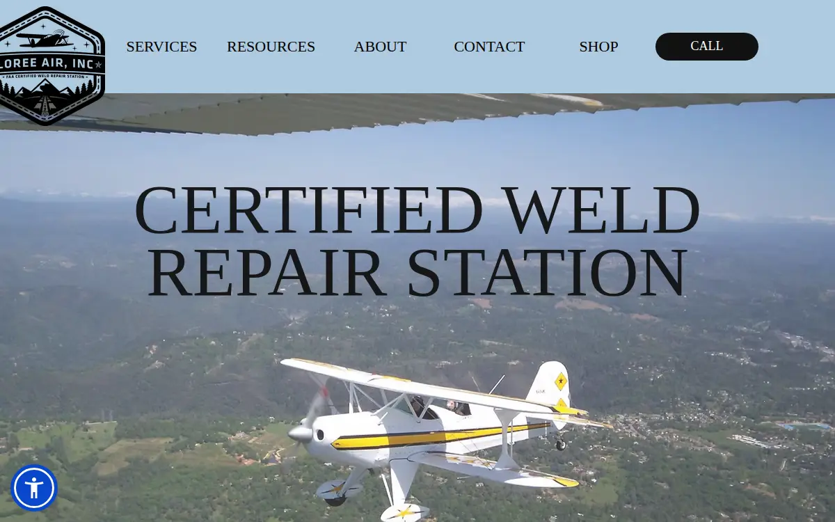 Homepage of Loree Air, INC.