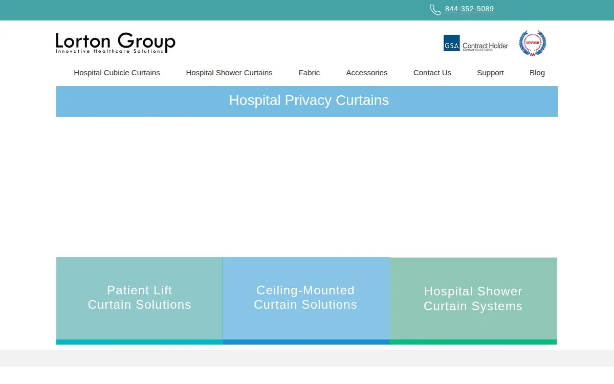 Homepage of Lorton Group, LLC.