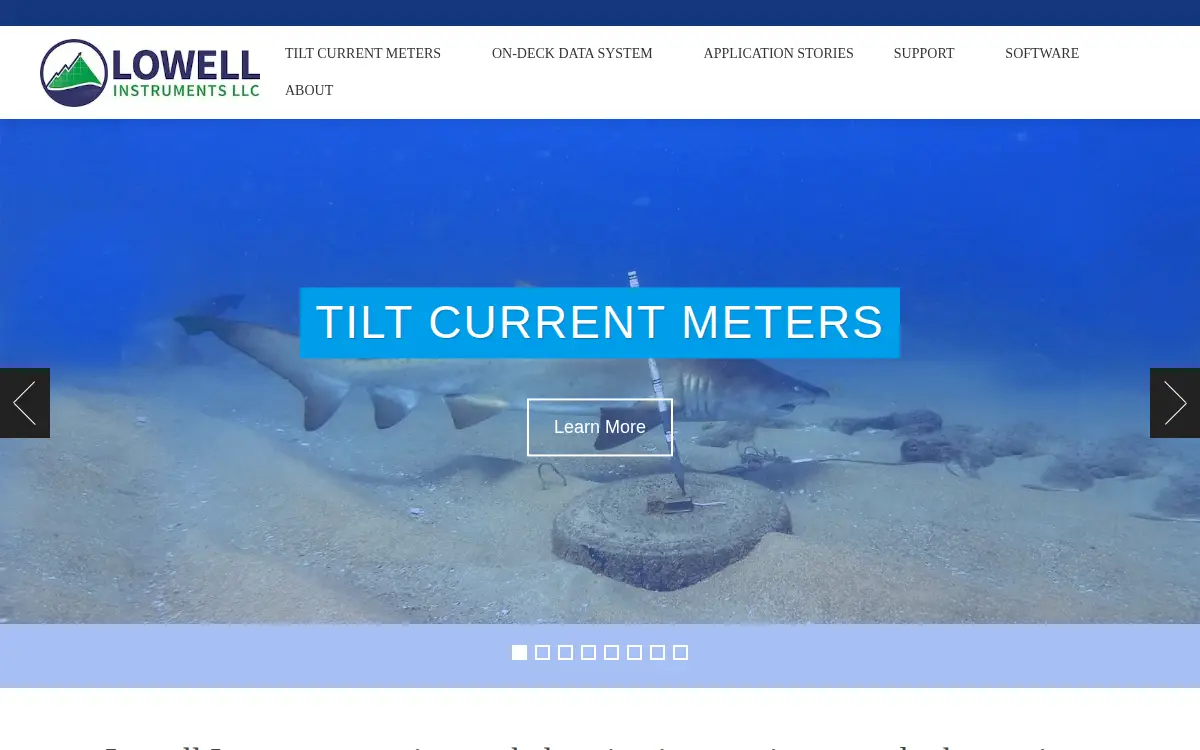Homepage of Lowell Instruments LLC