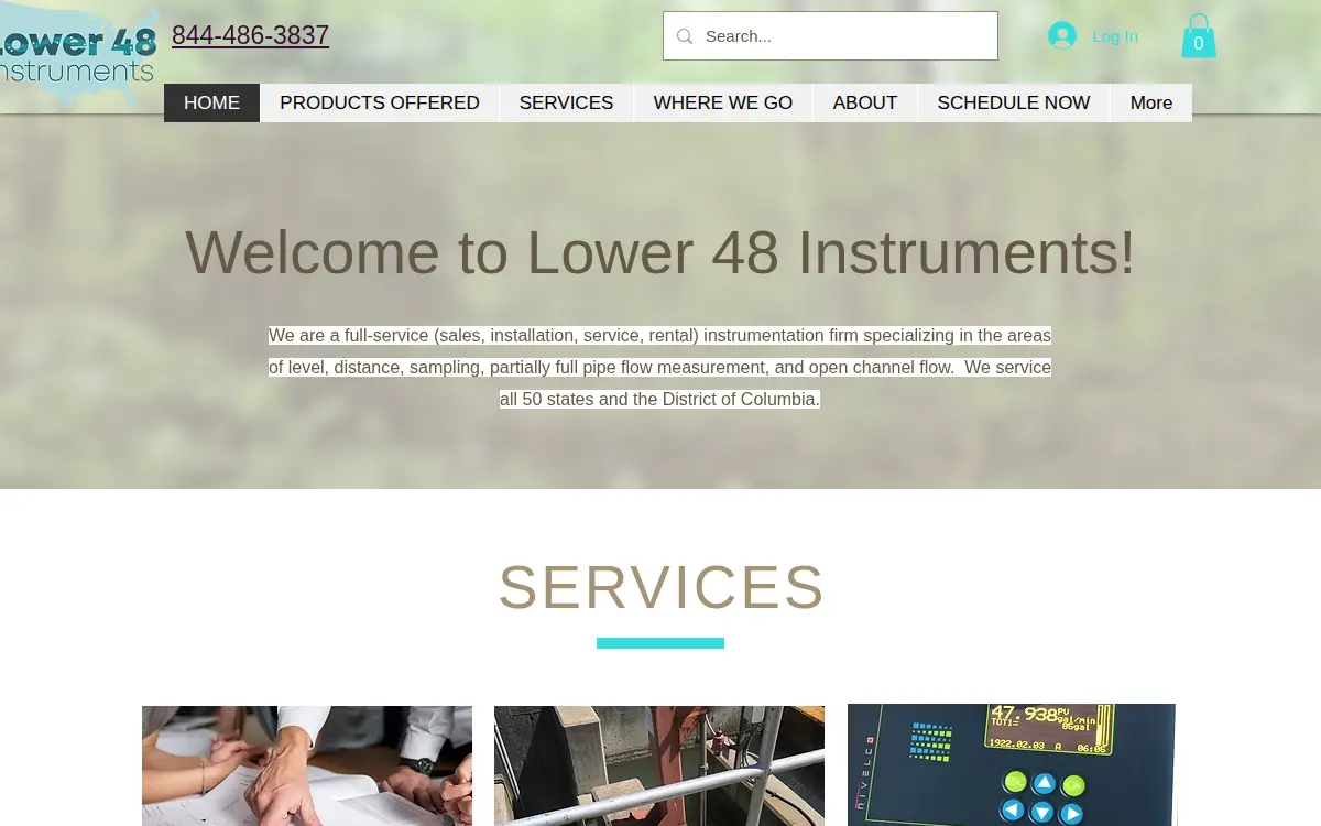 Homepage of Lower 48 Instruments LLC