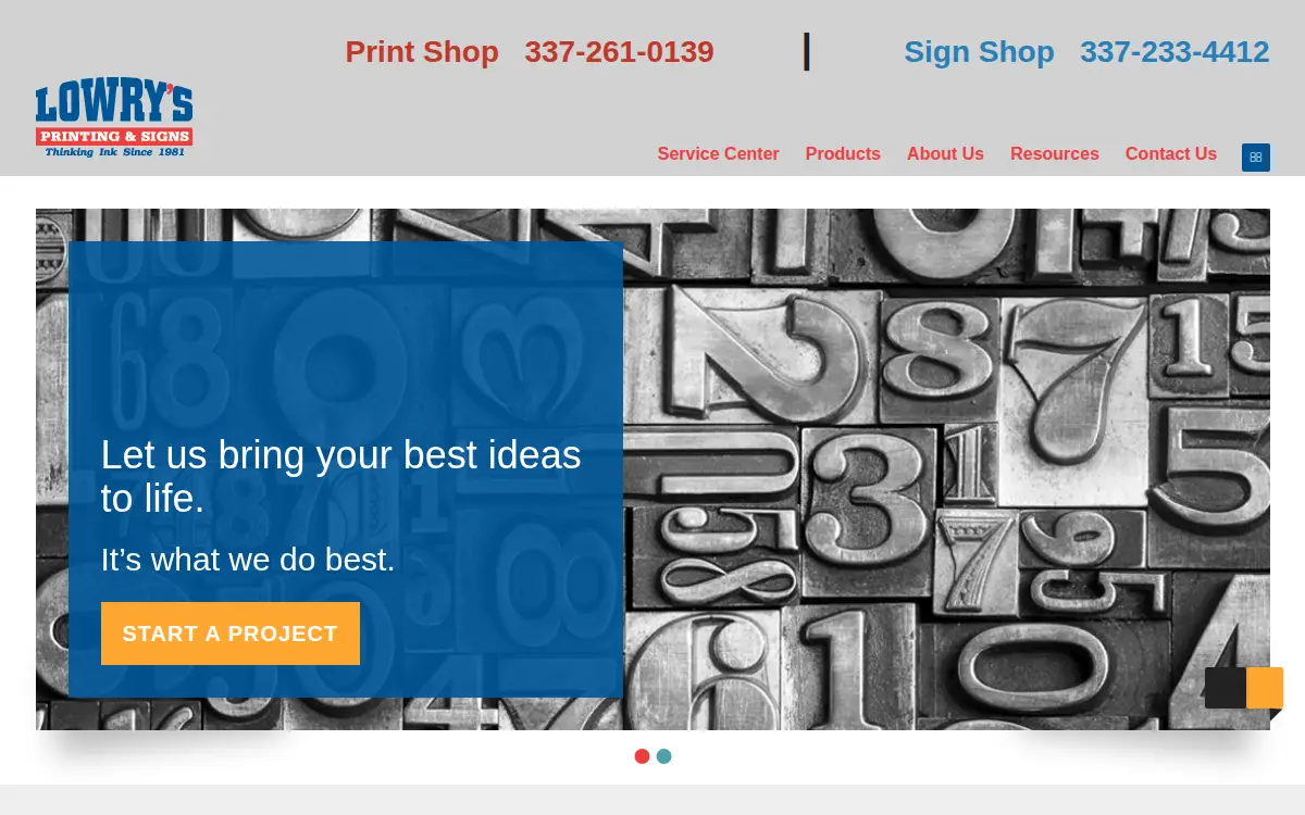 Homepage of Lafayette Printing INC