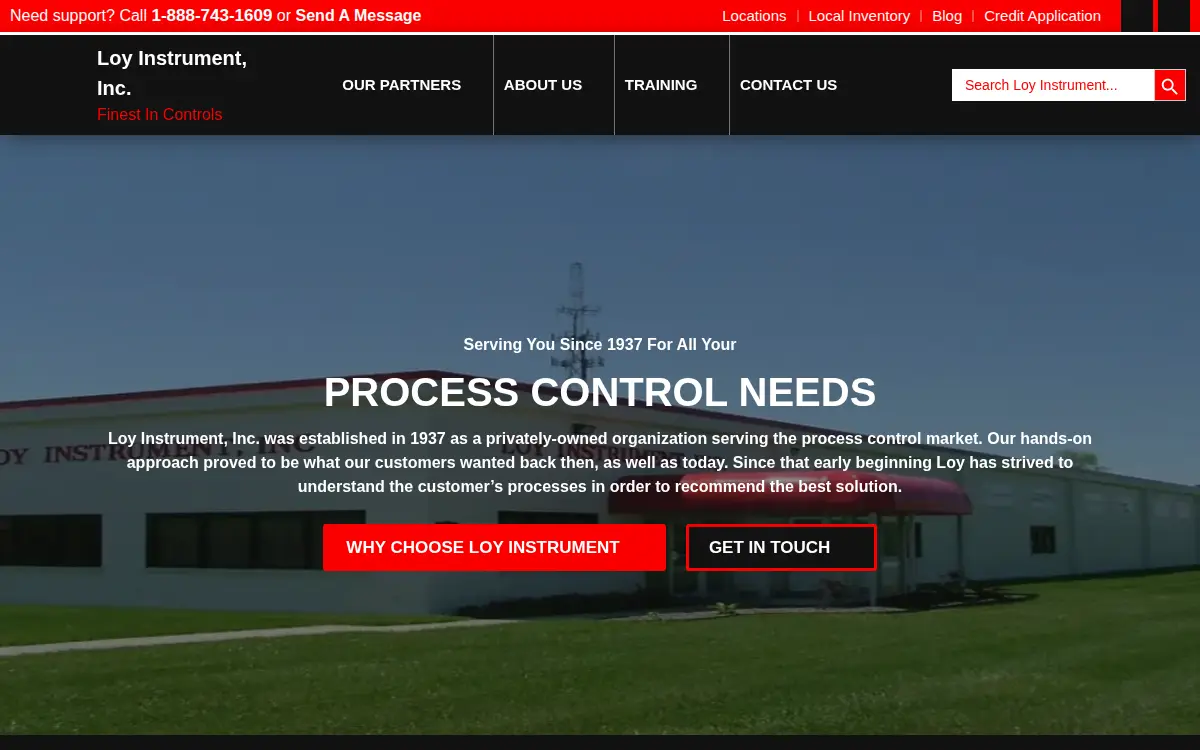 Homepage of Loy Instrument INC
