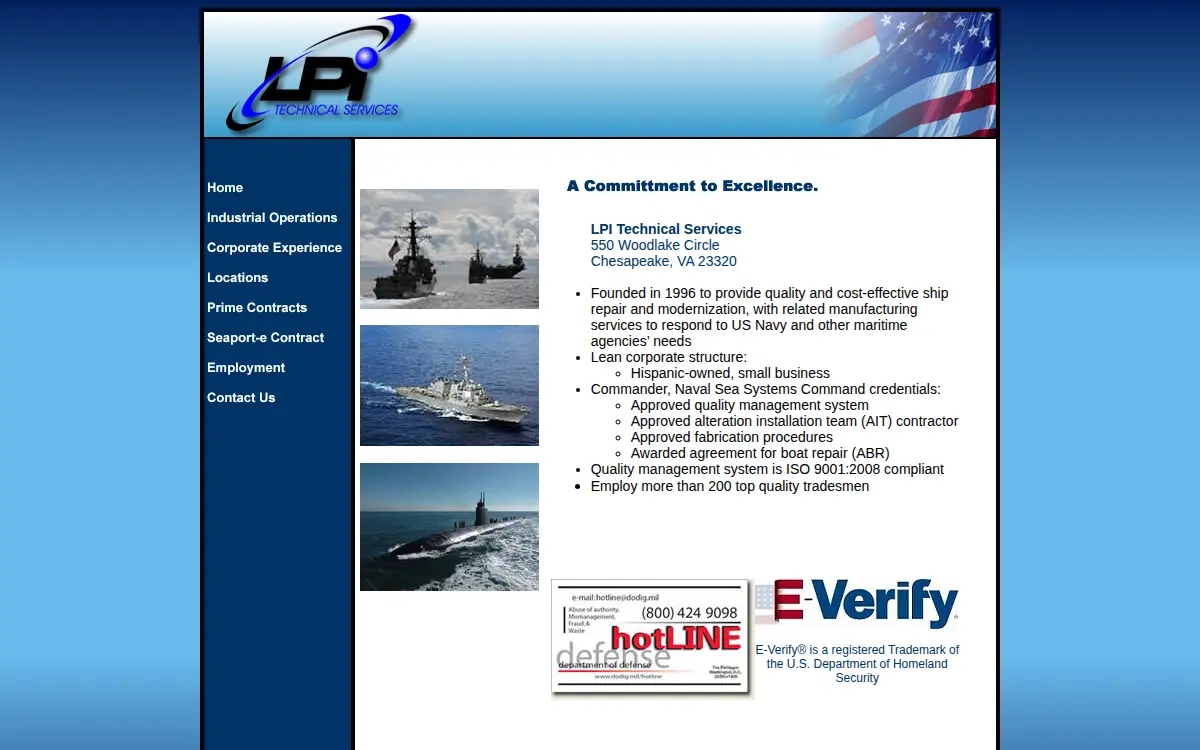 Homepage of La Playa INC of Virginia