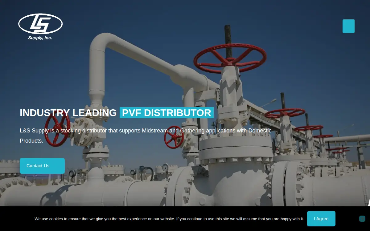 Homepage of L & S Supply, INC.