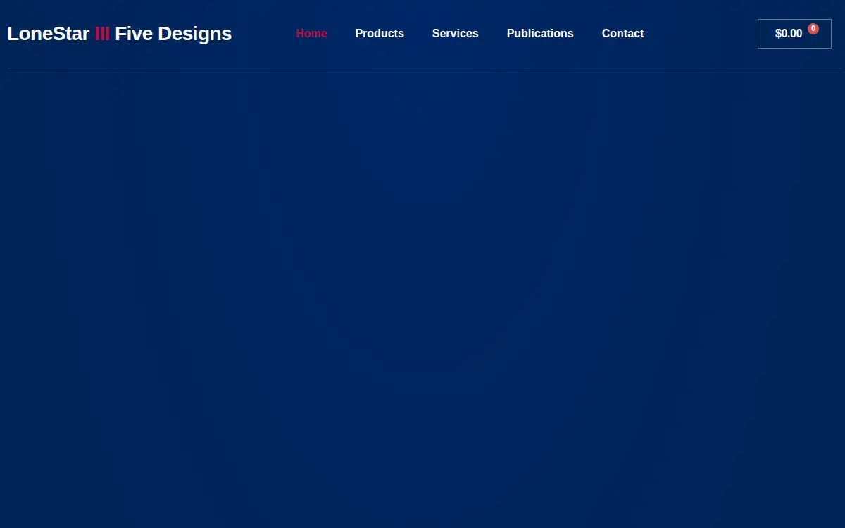 Homepage of Lonestar Iii Five Designs LLC