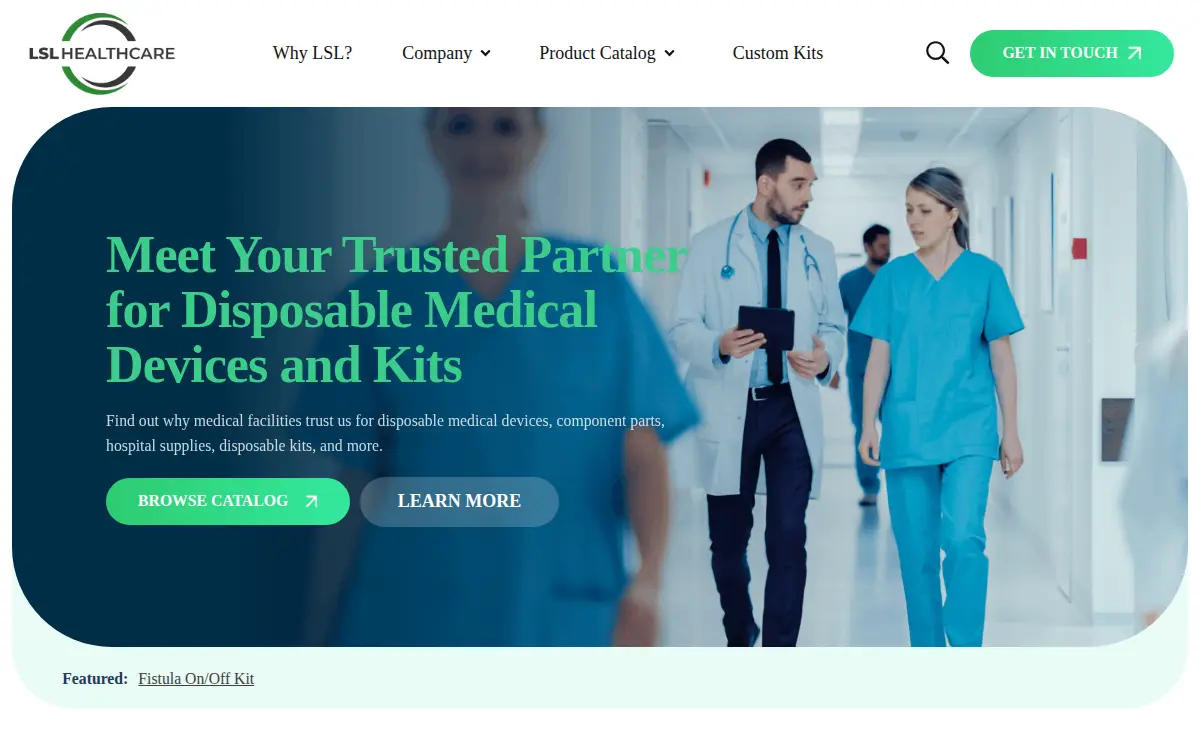 Homepage of Lsl Industries LLC