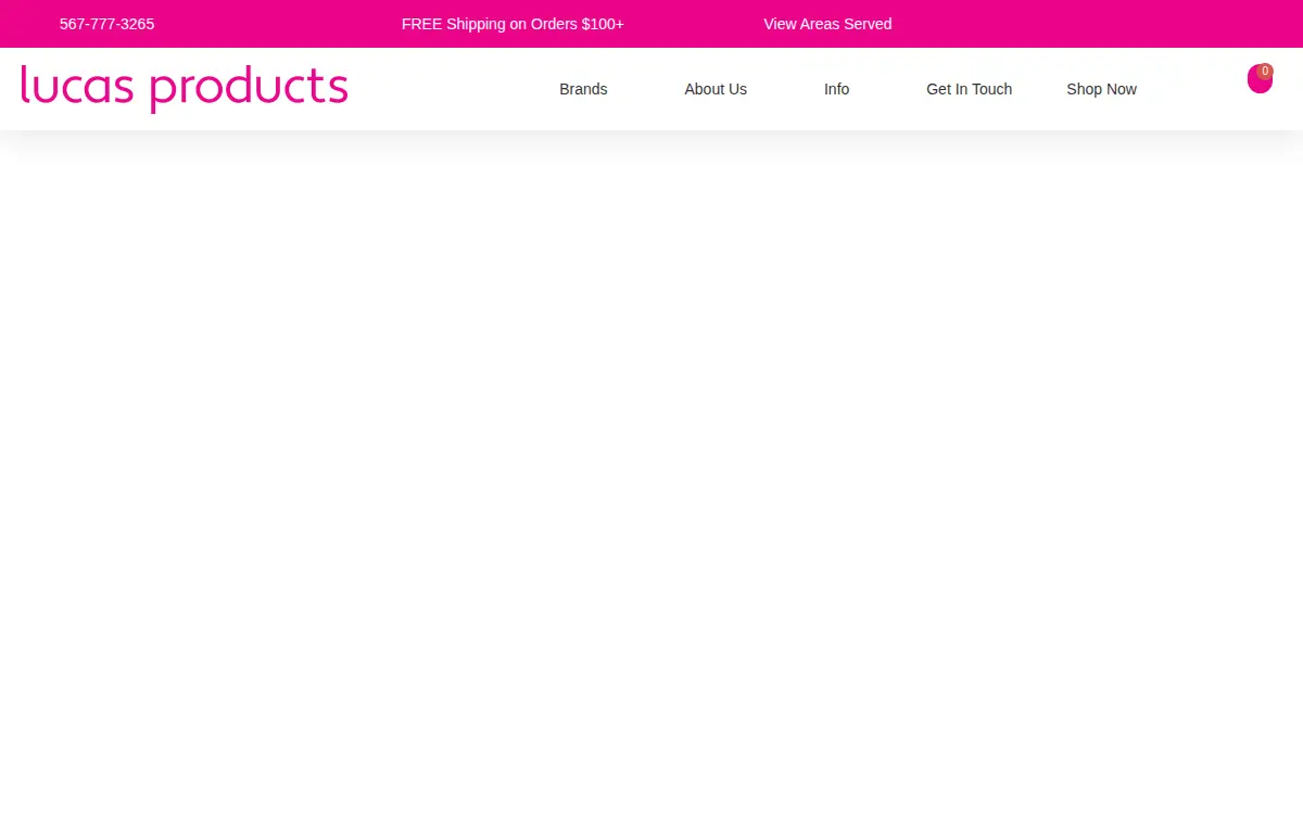 Homepage of Lucas Specialty Products LLC