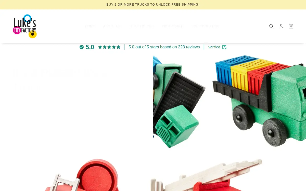 Homepage of Mwb Toy Company, LLC