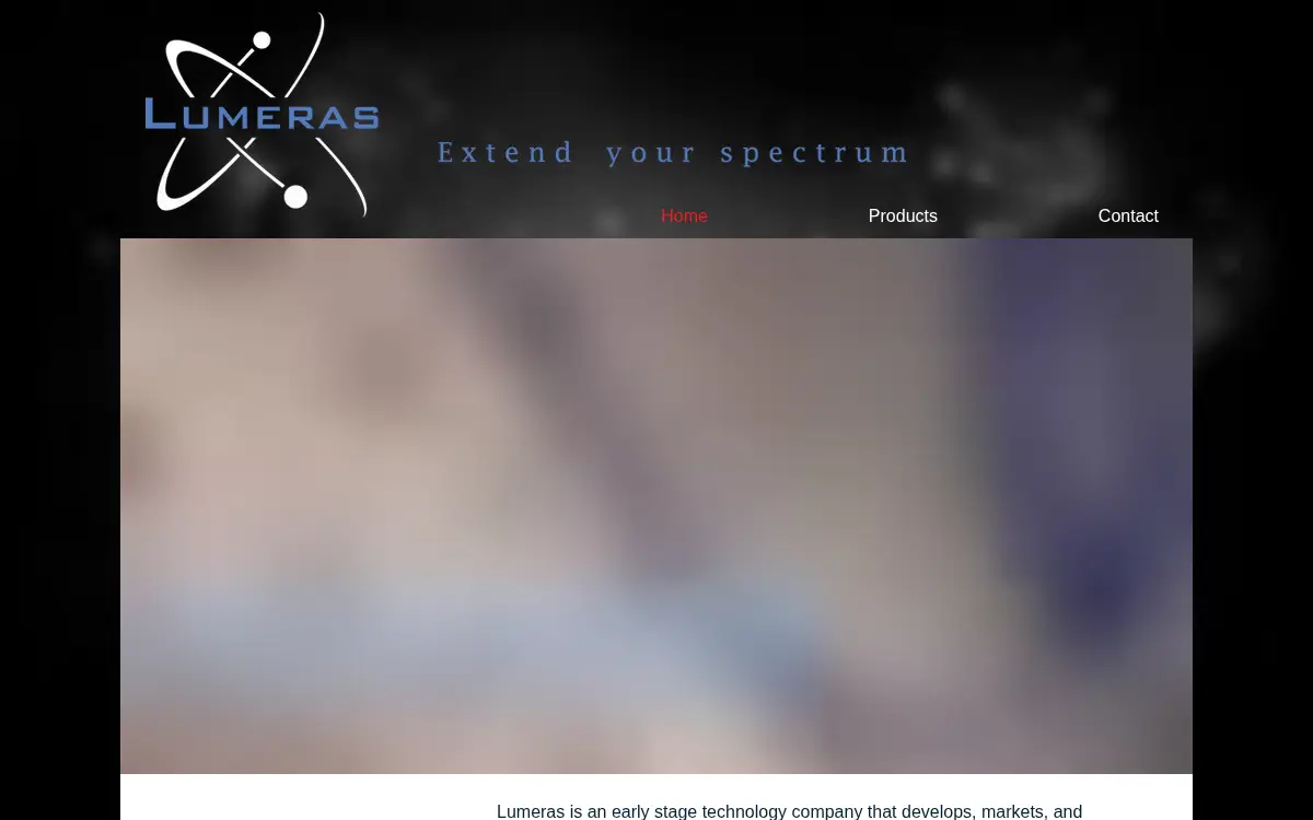 Homepage of Lumeras LLC