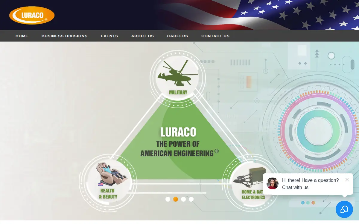 Homepage of Luraco Health & Beauty LLC