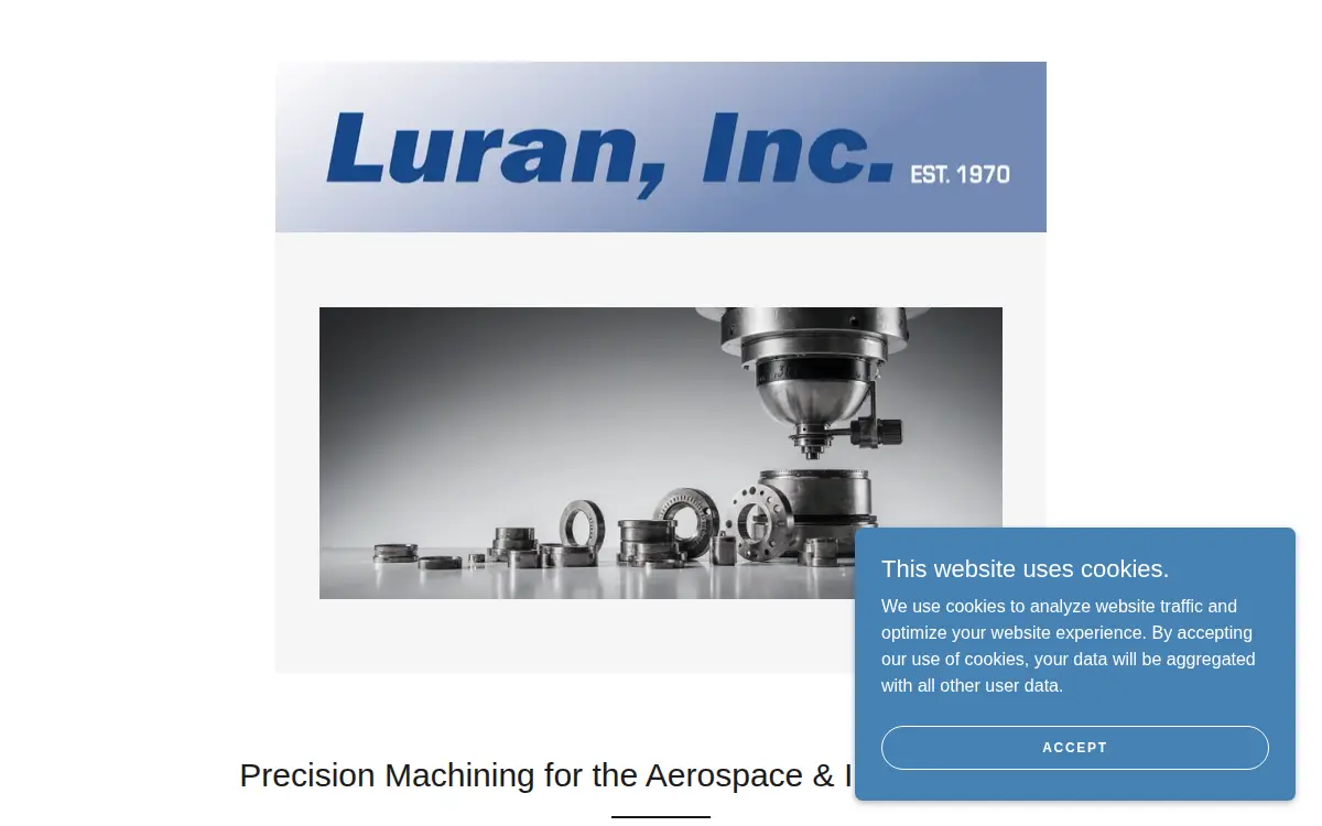 Homepage of Luran, INC.