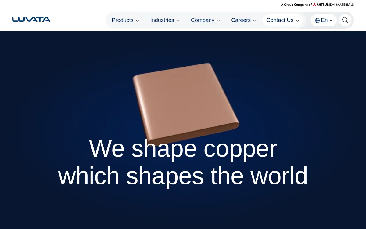 Homepage of Luvata Ohio, INC.