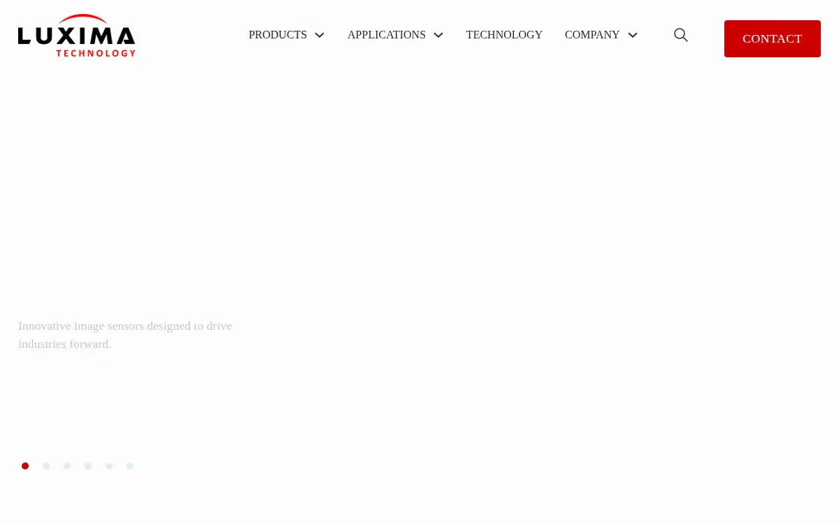 Homepage of Luxima Technology LLC
