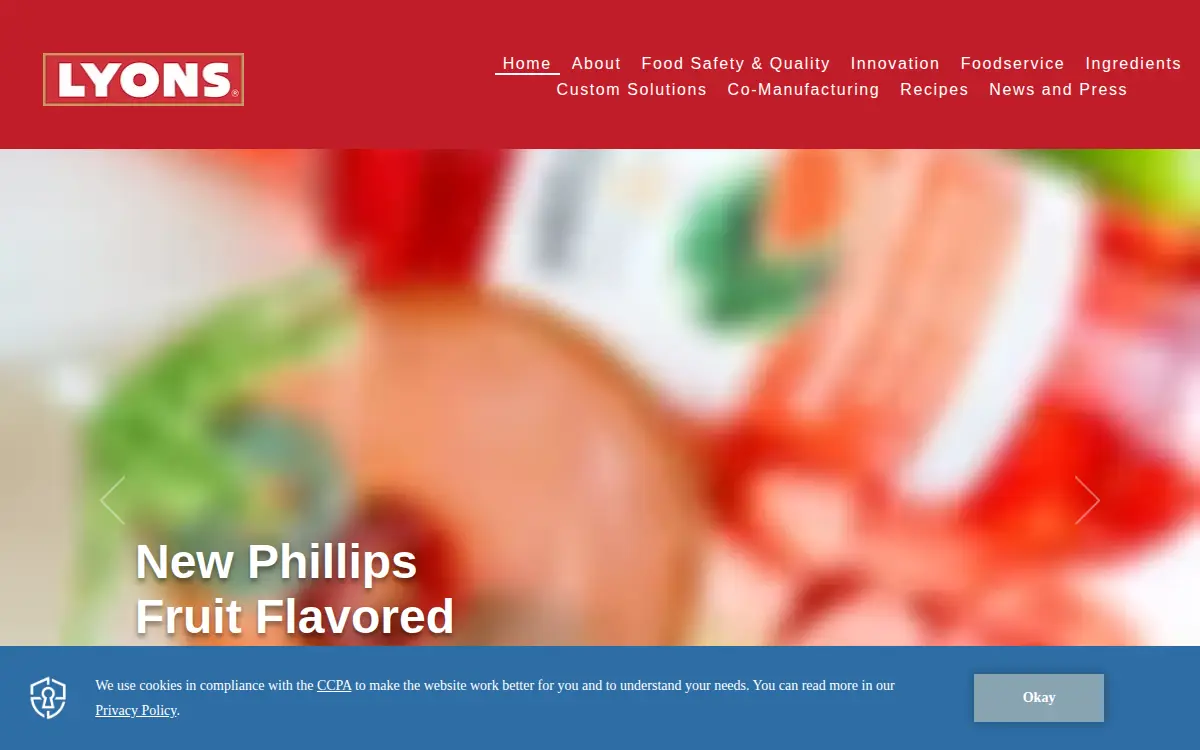 Homepage of Lyons Magnus, LLC