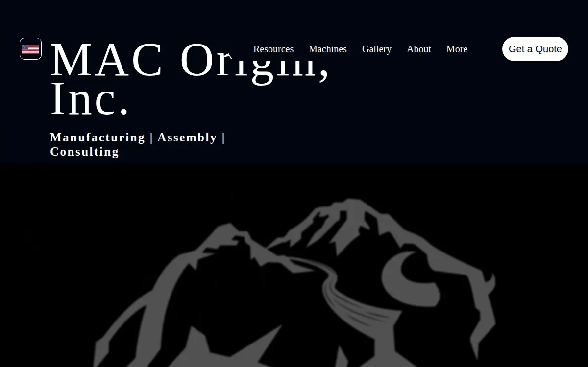 Homepage of Mac Origin INC