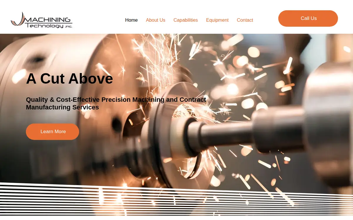 Homepage of Machining Technology INC.