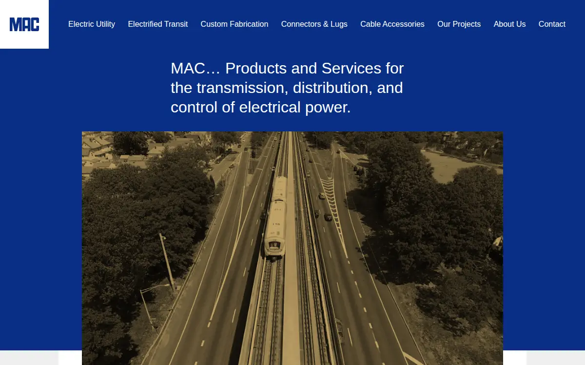 Homepage of Mac Products, INC