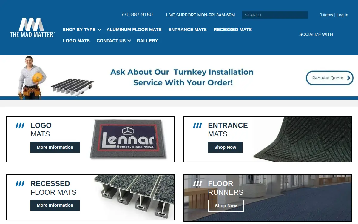 Homepage of Mad Matter, INC.