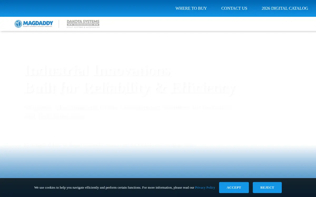 Homepage of Mag Daddy LLC