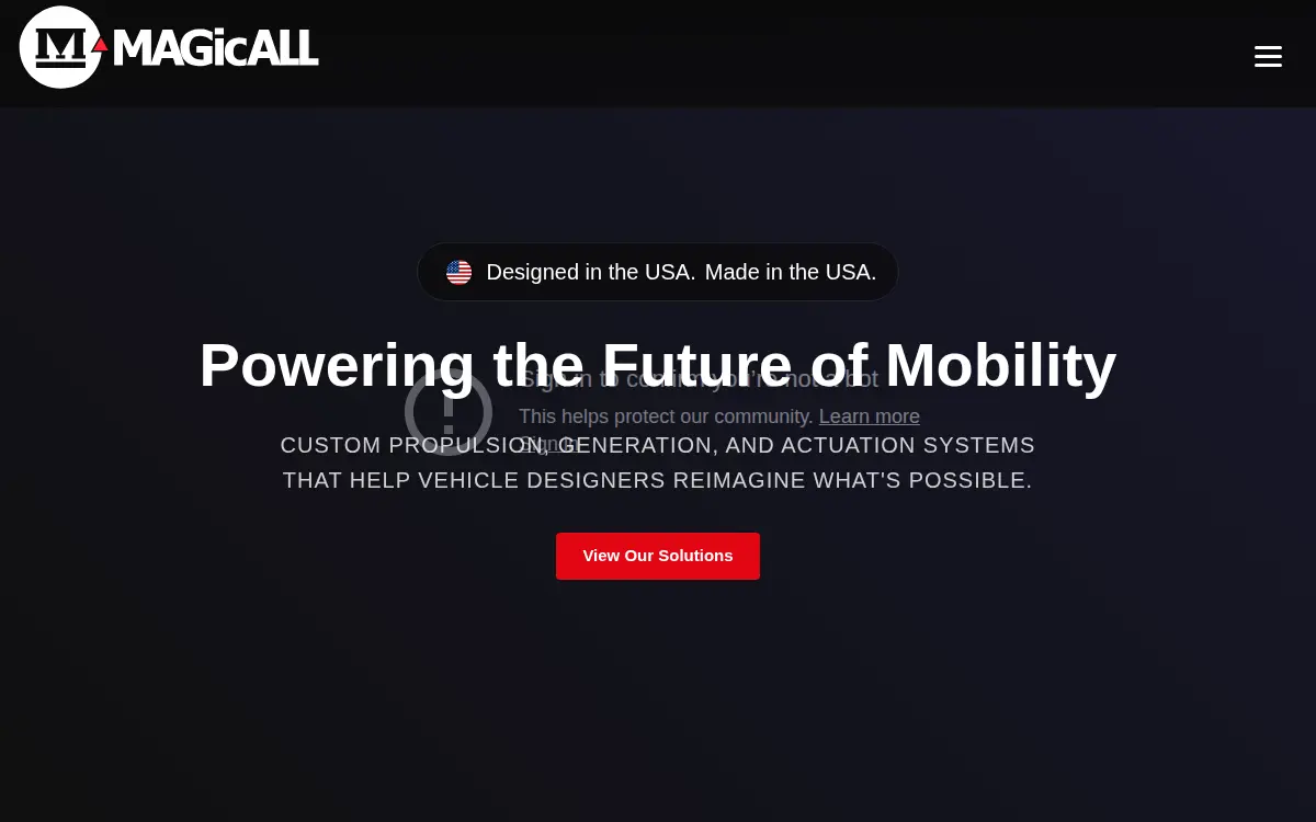 Homepage of Magicall, INC.