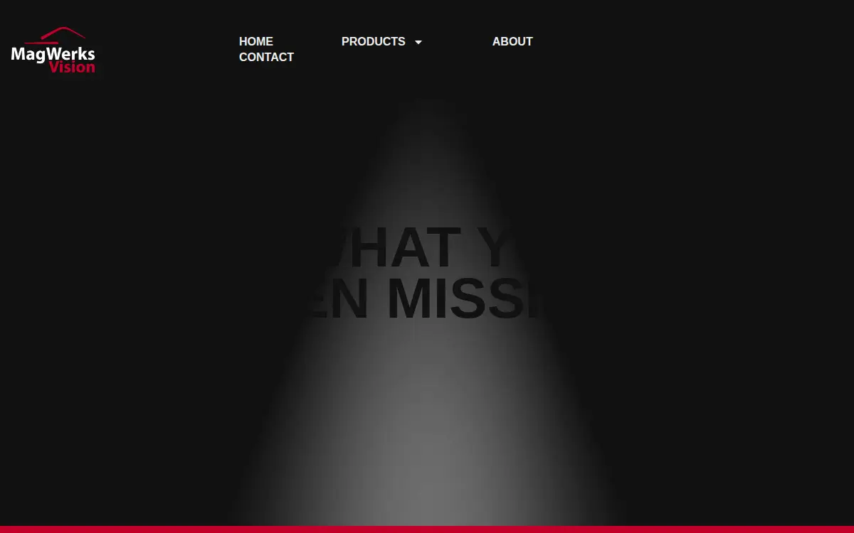 Homepage of Magwerks Vision INC.