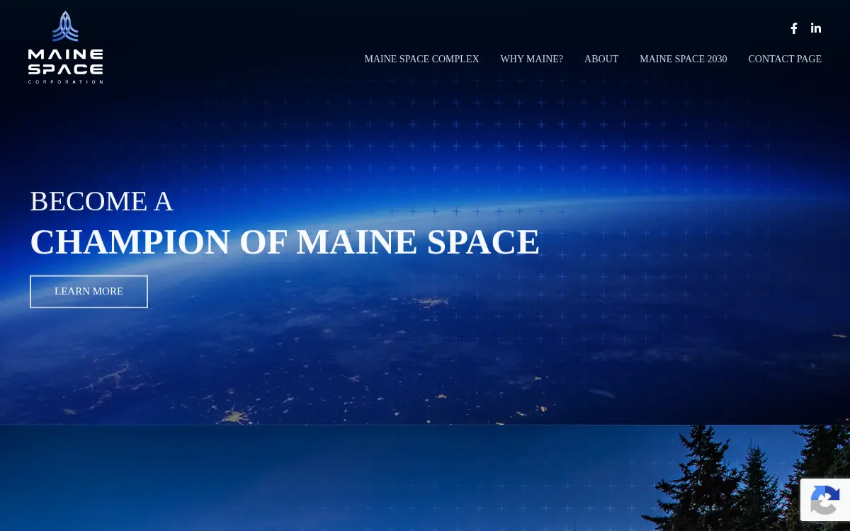 Homepage of Maine Space Corporation