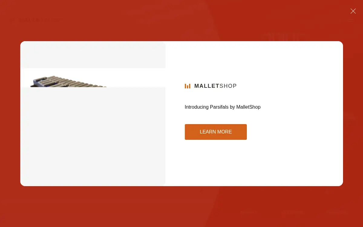 Homepage of Mallet Shop LLC