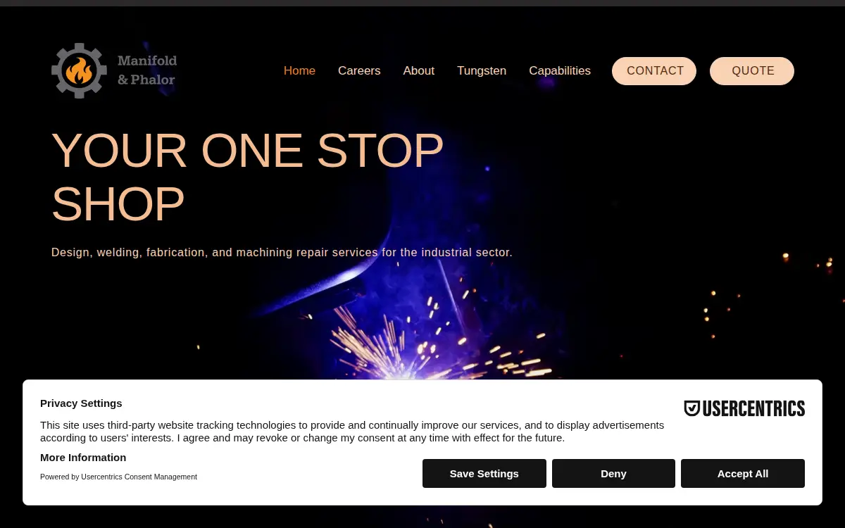 Homepage of Manifold & Phalor INC