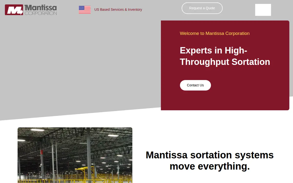 Homepage of Mantissa Corporation