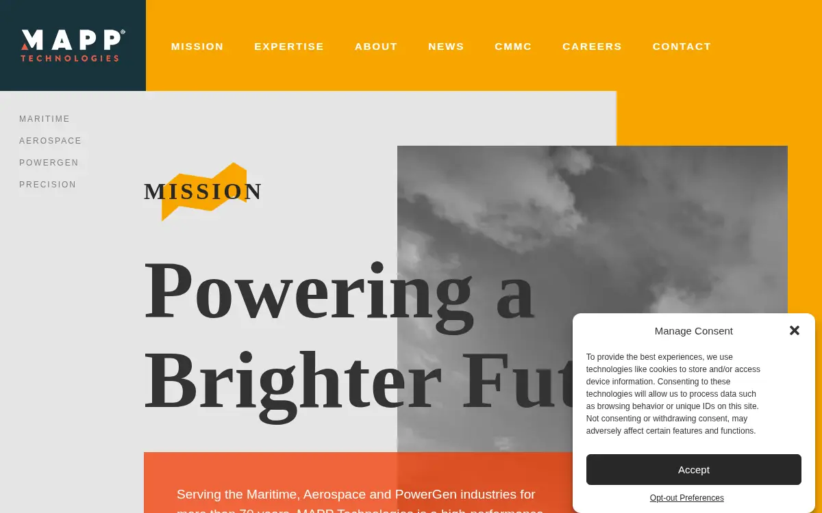 Homepage of Mapp Technologies, L.l.c.
