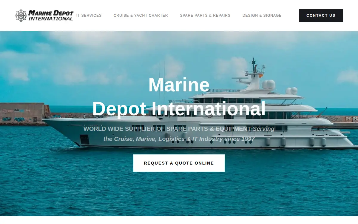 Homepage of Marine Depot Int'l, INC.