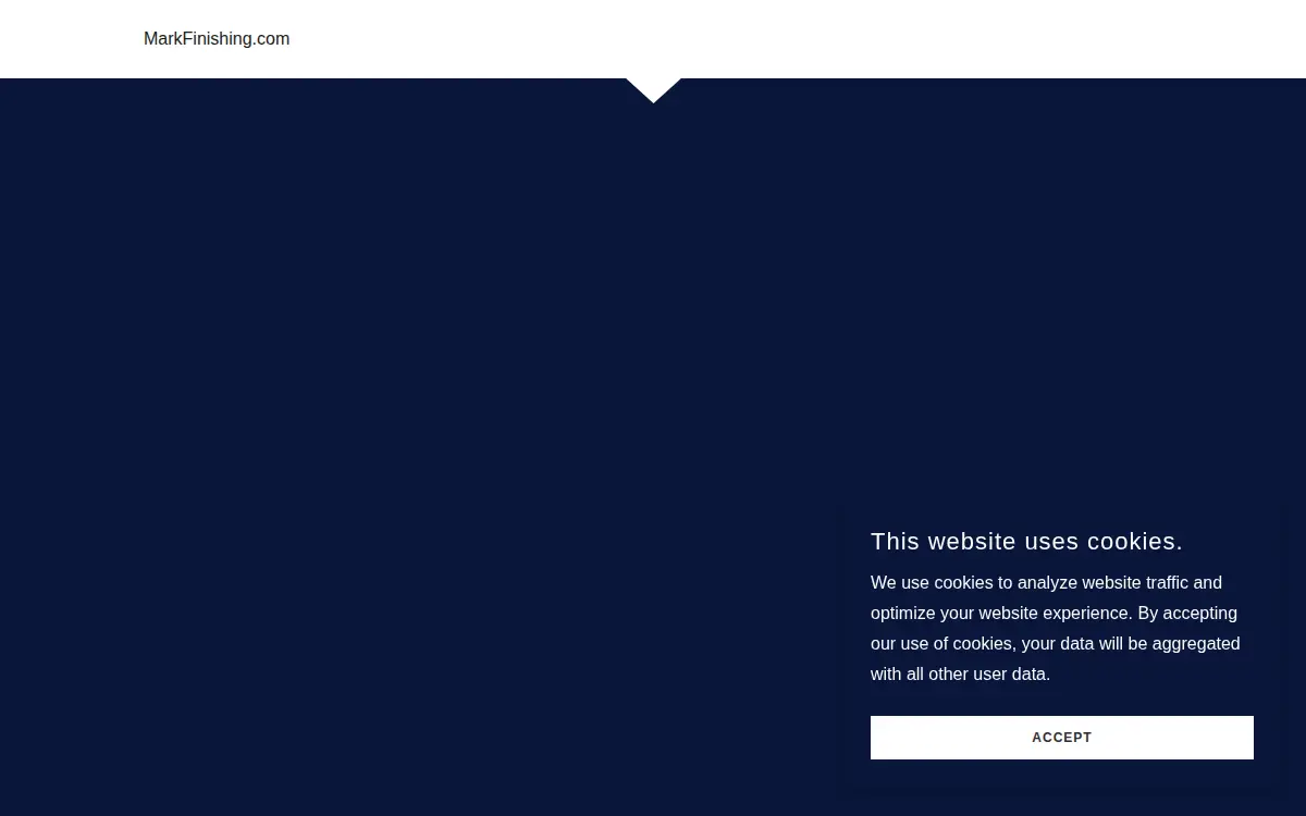 Homepage of Mark Finishing LLC