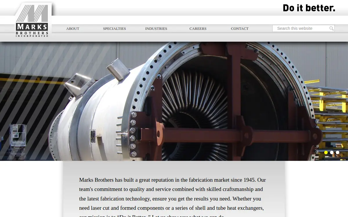 Homepage of Marks Brothers INC