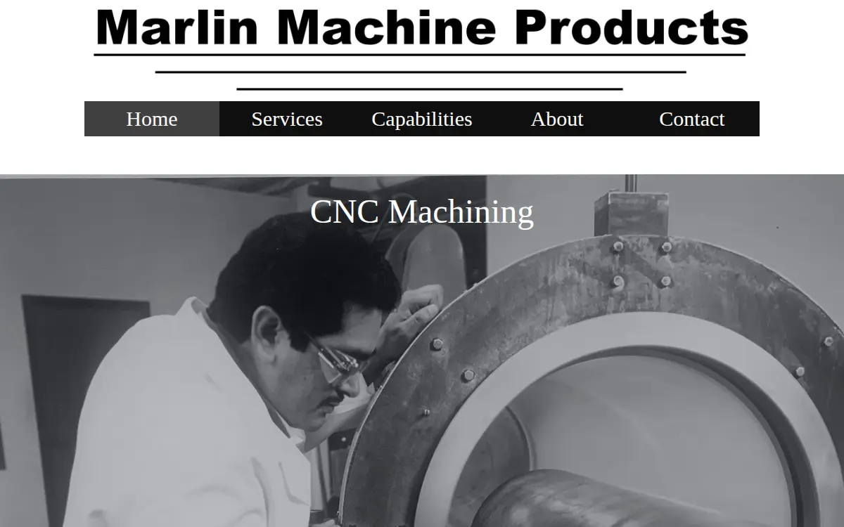 Homepage of Marlin Machine Products