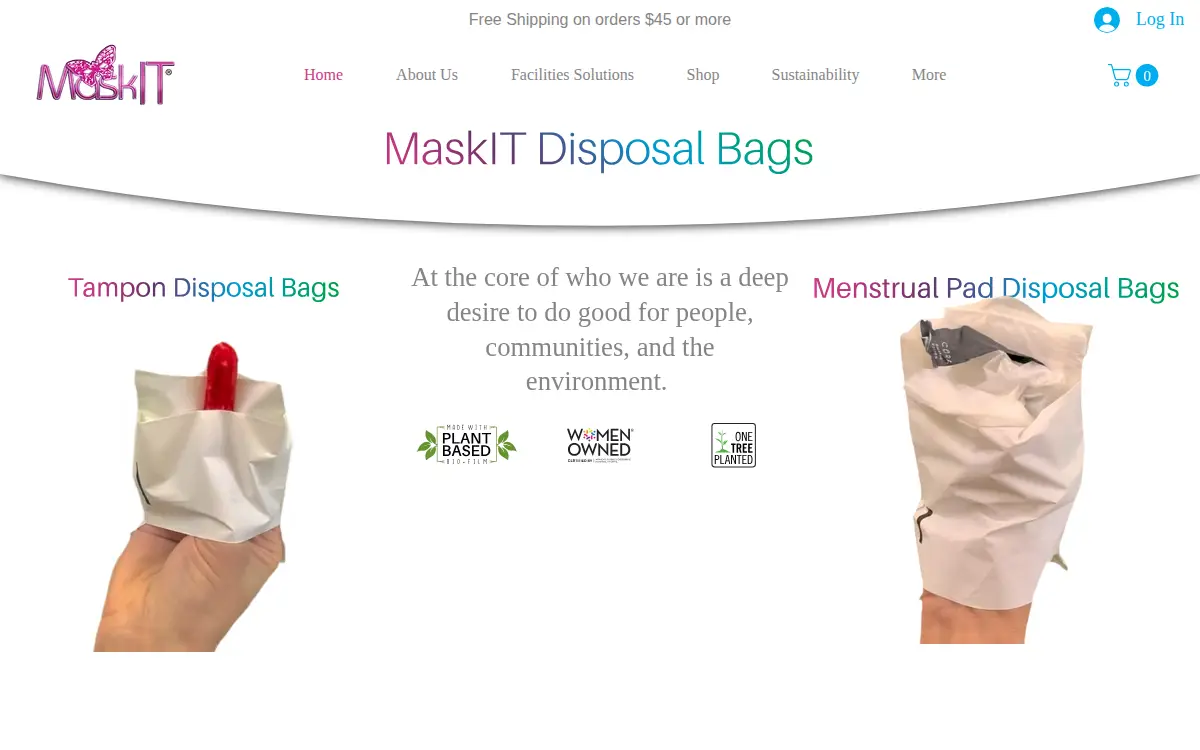 Homepage of Maskit LLC