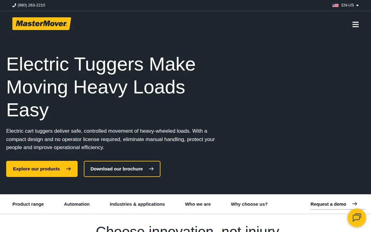 Homepage of Mastermover INC
