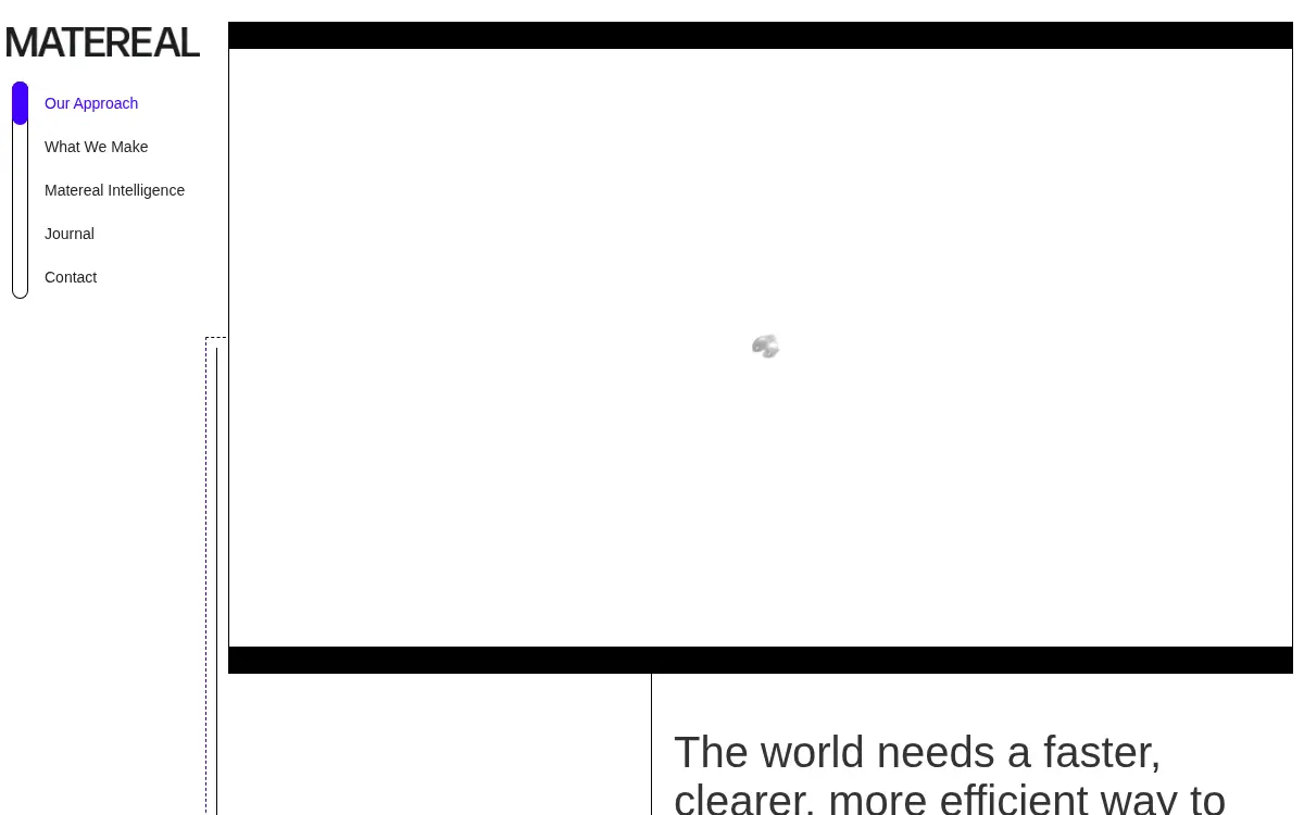 Homepage of Matereal INC.