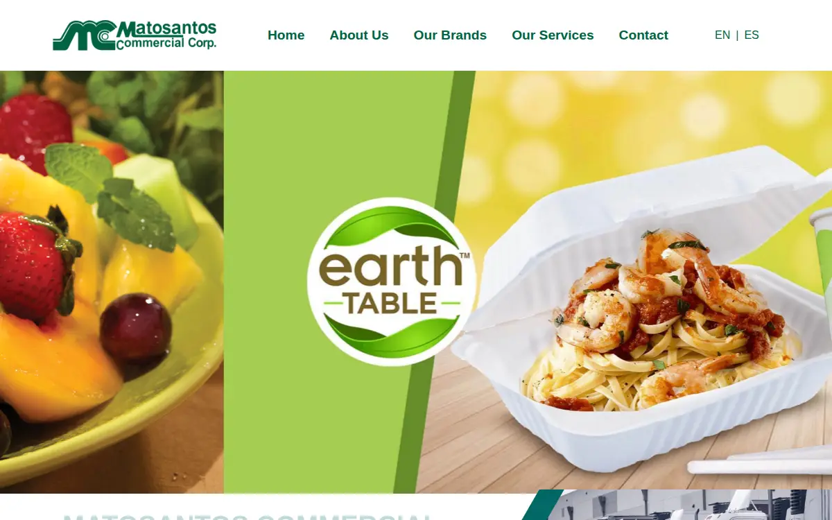 Homepage of Euro-caribe Packing Company, INC.