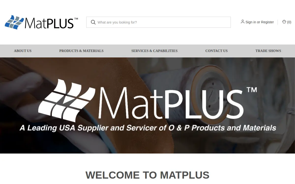 Homepage of Matplus, LTD.