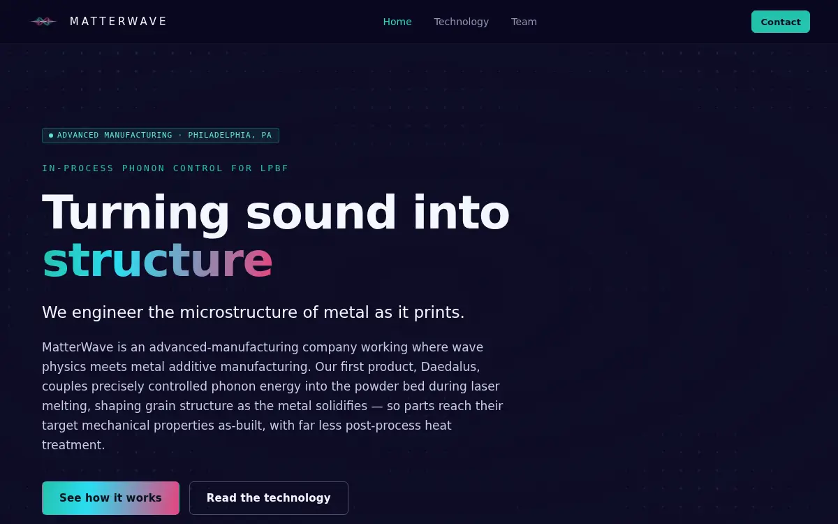 Homepage of 3dk Tech INC