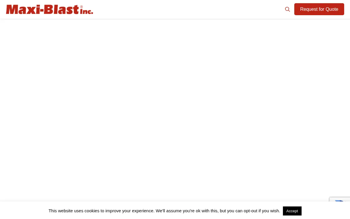 Homepage of Maxi-blast INC