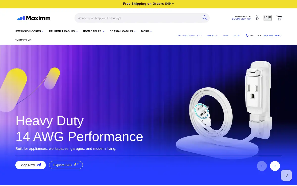 Homepage of Samzong INC.