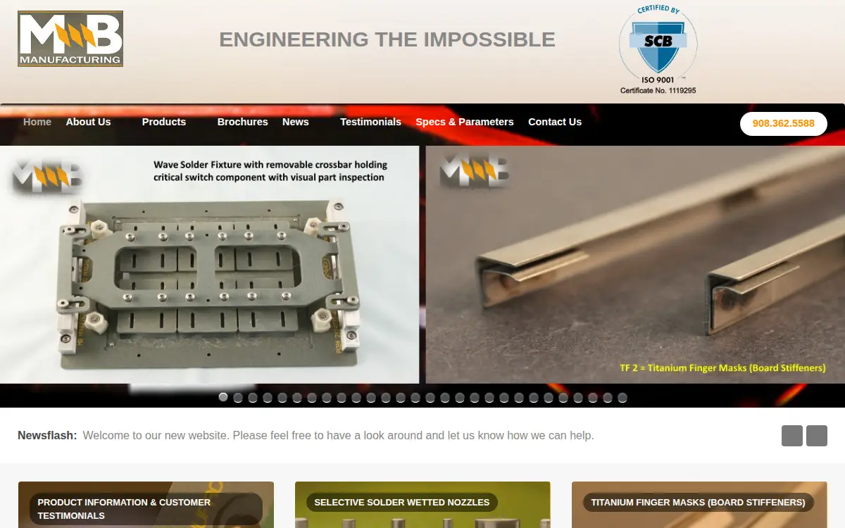 Homepage of Mark Beesley Manufacturing INC