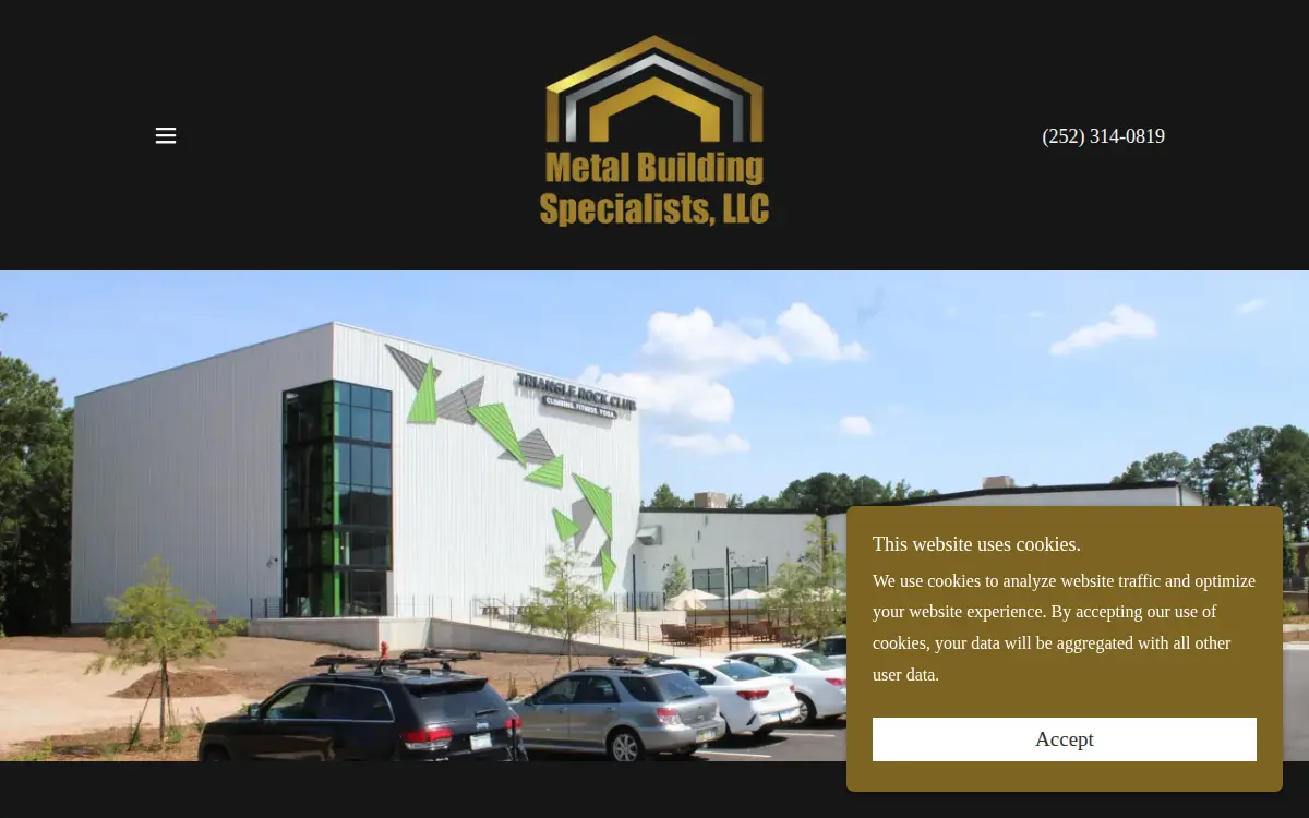 Homepage of Metal Building Specialists LLC